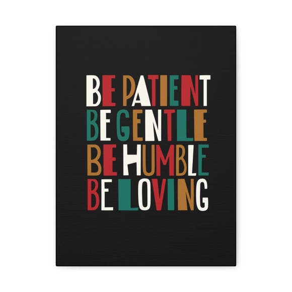Scripture Sign Be Patient Be Gentle Romanss 12:12 Christian Wall Art Bible Vers